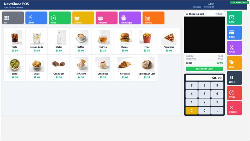 POSAlaska running in the browser